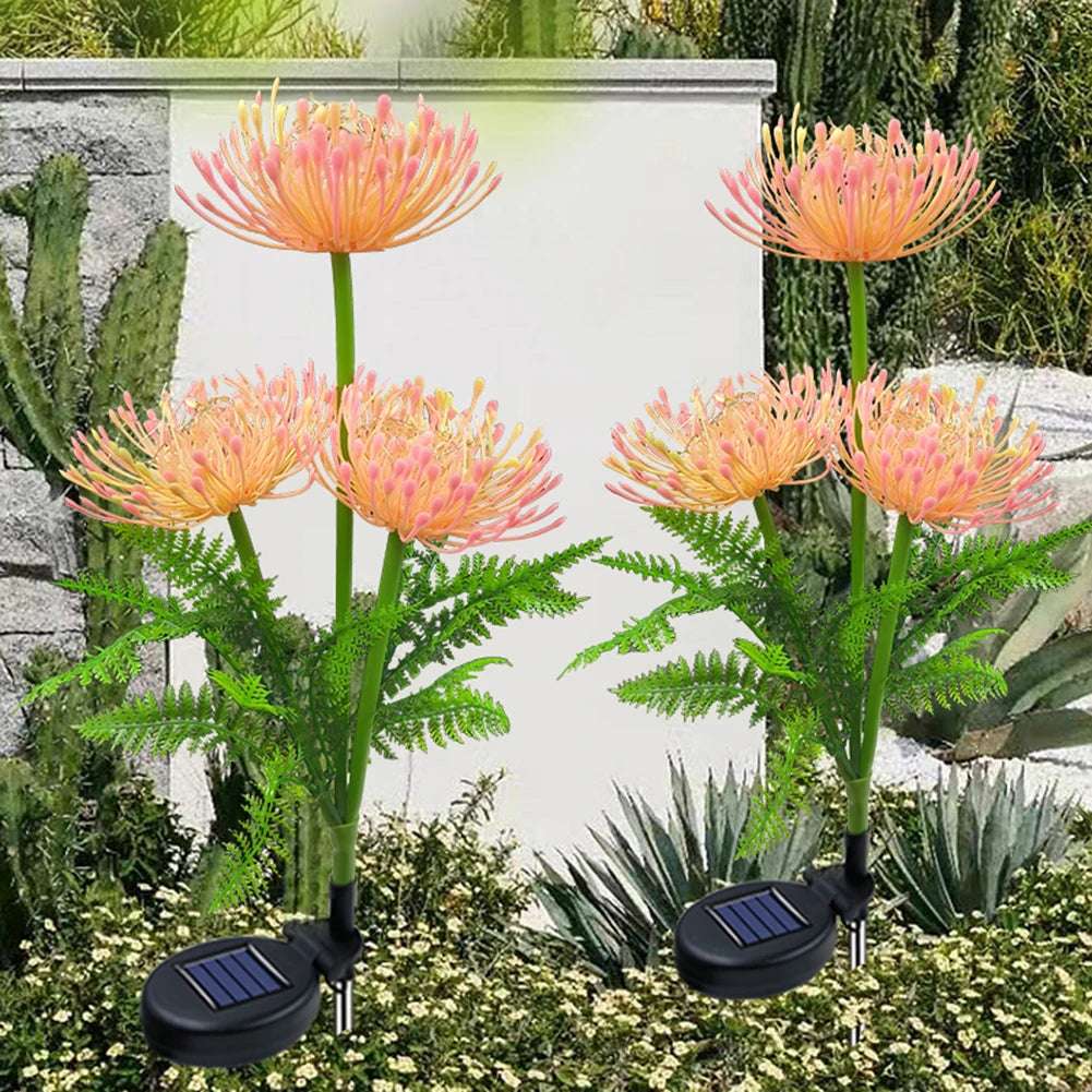 Solar Flower Lights led light with glowing flower Gifting By Julia M