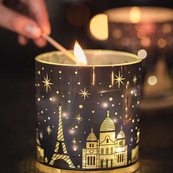 Soy wax LED Light Candle Luxury Custom Scented Candle For Valentine's Day Home Decoration candles Gifting By Julia M
