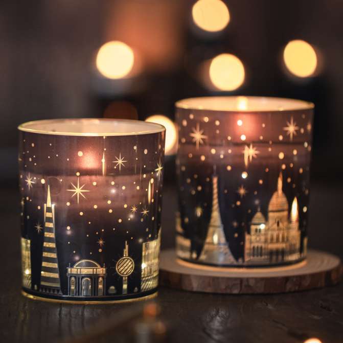 Soy wax LED Light Candle Luxury Custom Scented Candle For Valentine's Day Home Decoration candles Gifting By Julia M