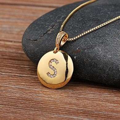 Sparkling Letter Pendant Letter Pendant gifting by julia m S