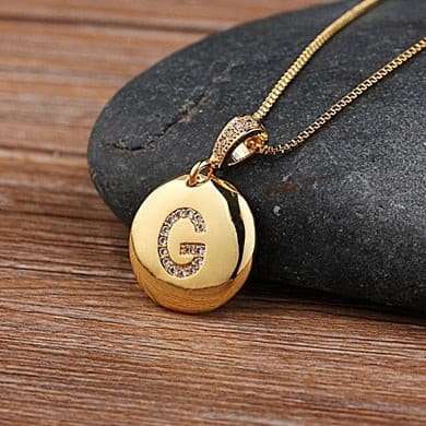 Sparkling Letter Pendant Letter Pendant gifting by julia m