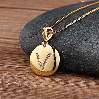 Sparkling Letter Pendant Letter Pendant gifting by julia m V