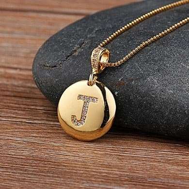 Sparkling Letter Pendant Letter Pendant gifting by julia m J