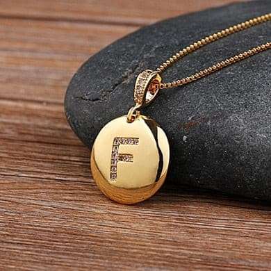 Sparkling Letter Pendant Letter Pendant gifting by julia m F