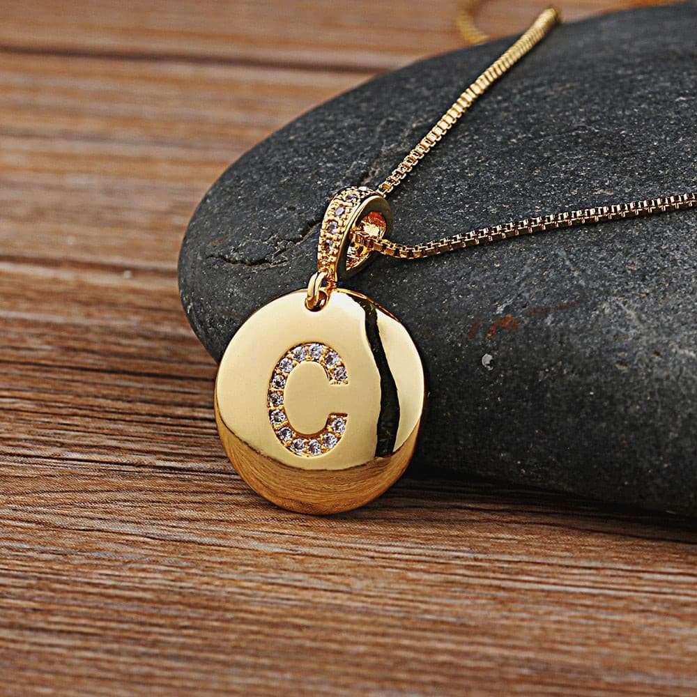 Sparkling Letter Pendant Letter Pendant gifting by julia m