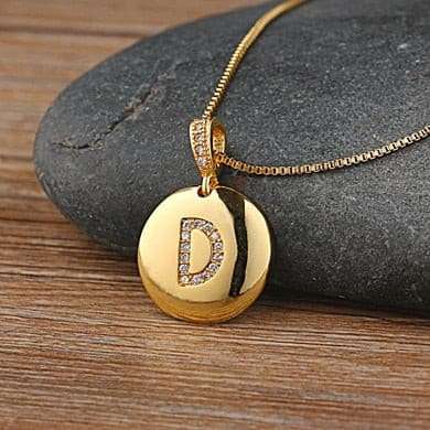 Sparkling Letter Pendant Letter Pendant gifting by julia m