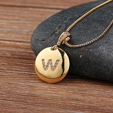 Sparkling Letter Pendant Letter Pendant gifting by julia m W