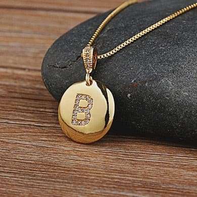 Sparkling Letter Pendant Letter Pendant gifting by julia m B