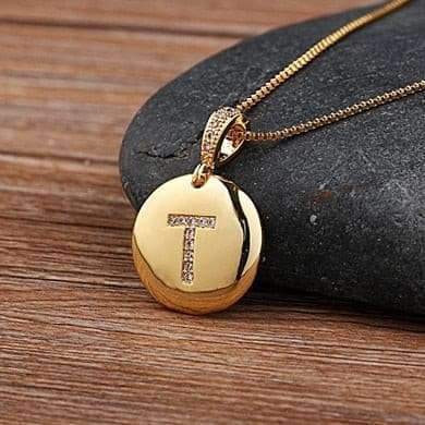 Sparkling Letter Pendant Letter Pendant gifting by julia m T