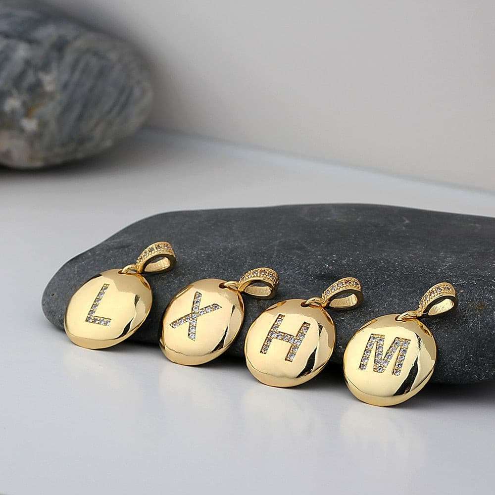 Sparkling Letter Pendant Letter Pendant gifting by julia m