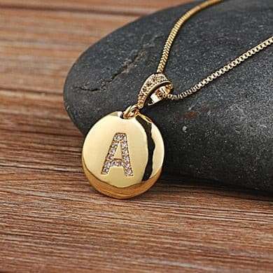 Sparkling Letter Pendant Letter Pendant gifting by julia m A