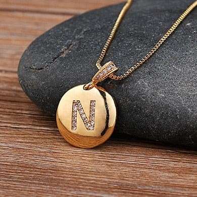 Sparkling Letter Pendant Letter Pendant gifting by julia m