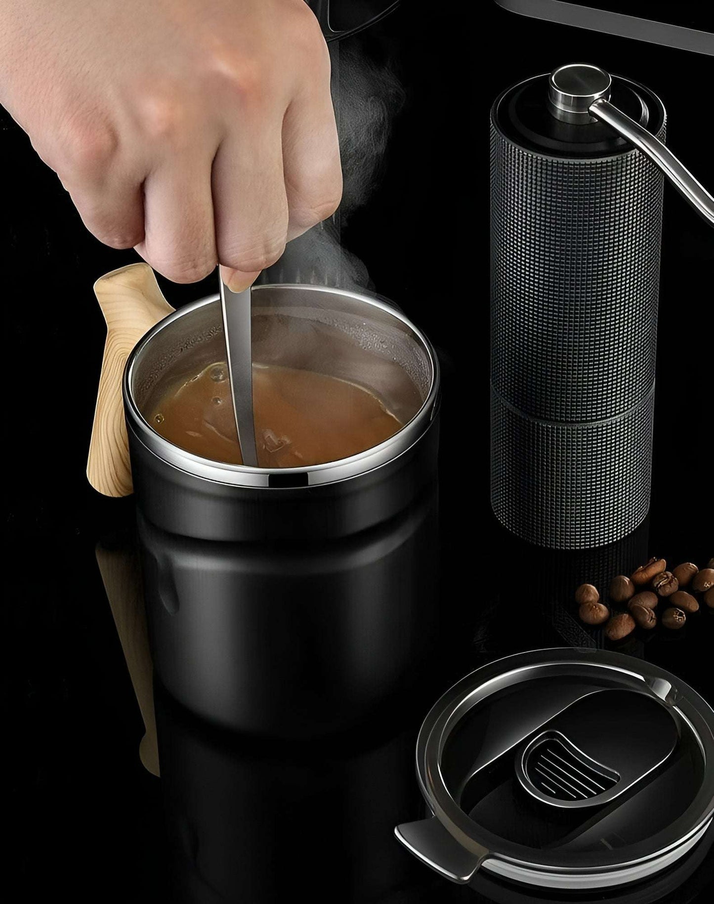 Stainless Steel Travel Mug - Keep Your Drinks Safe and Secure On-The-Go with this Anti-Drop & Anti-Scald Cup Mugs gifting by julia m