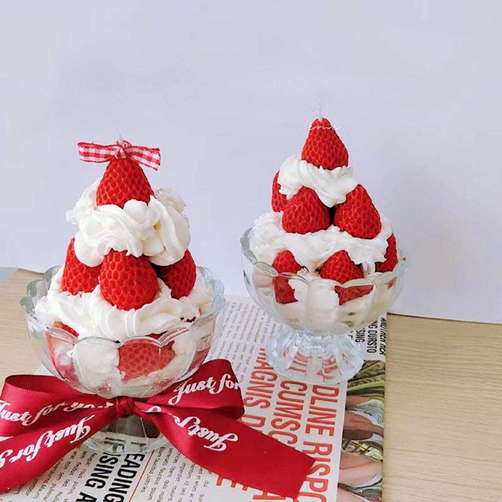 Strawberry Cake Scented Candles - Set the Mood with Aromatherapy Bliss candles gifting by julia m