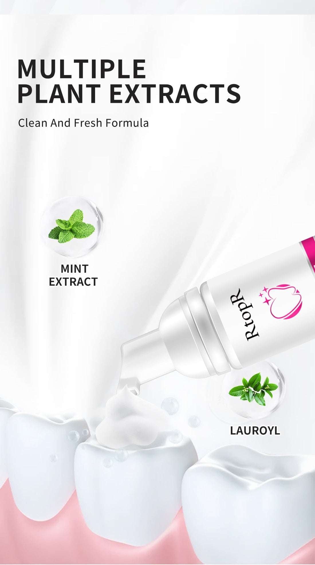 Teeth Whitening Mousse Teeth Whitening Mousse Health and Care - 10p