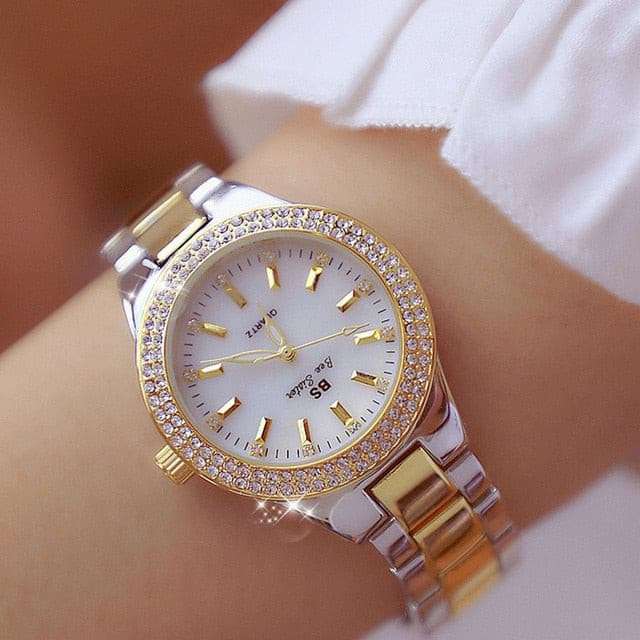 Timeproof & Trendy - Water Resistant and Shock Resistant Wristwatch Watches gifting by julia m silver gold