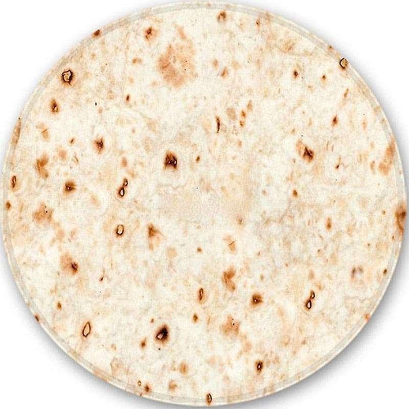 Tortilla Polar Fleece Blanket Tortilla Polar Fleece Blanket Gifting By Julia M picture color 4 Diameter 100cm