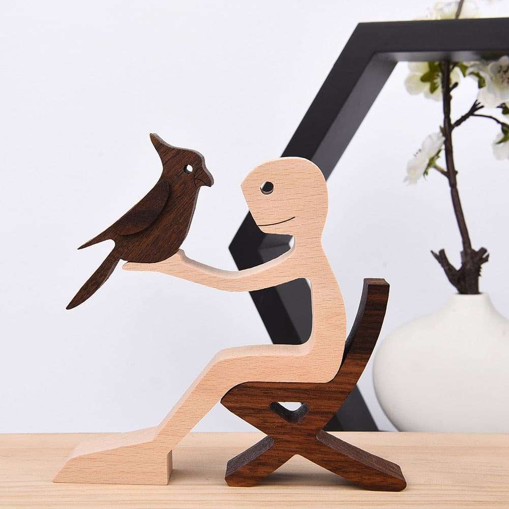 Traditional Chinese Wooden Figurines Traditional Chinese Wooden Figurines gifting by julia m GPL00179