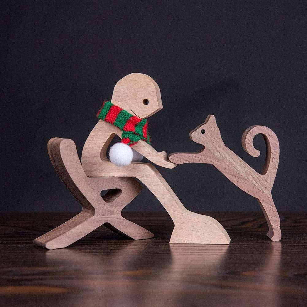 Traditional Chinese Wooden Figurines Traditional Chinese Wooden Figurines gifting by julia m M0005-01