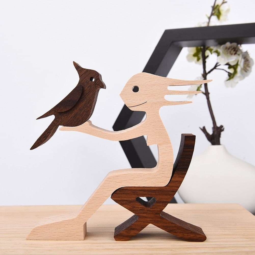 Traditional Chinese Wooden Figurines Traditional Chinese Wooden Figurines gifting by julia m GPL00178