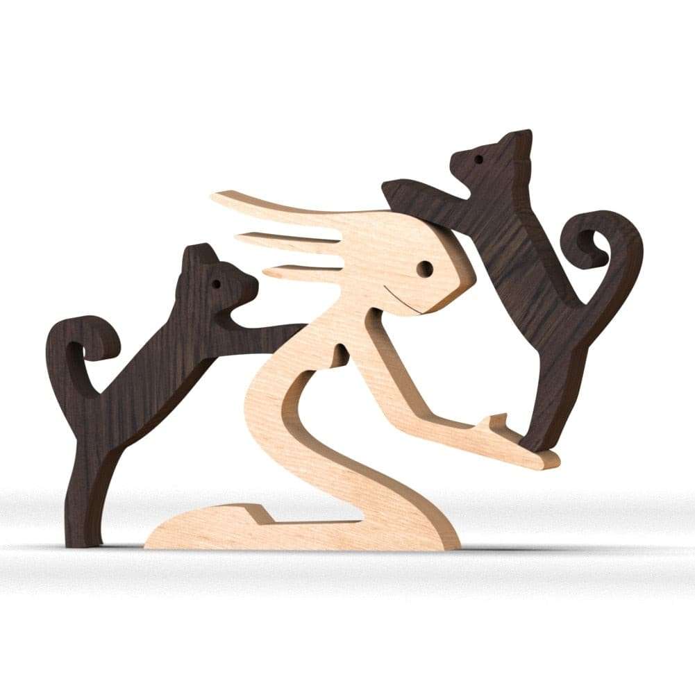 Traditional Chinese Wooden Figurines Traditional Chinese Wooden Figurines gifting by julia m GPL00173