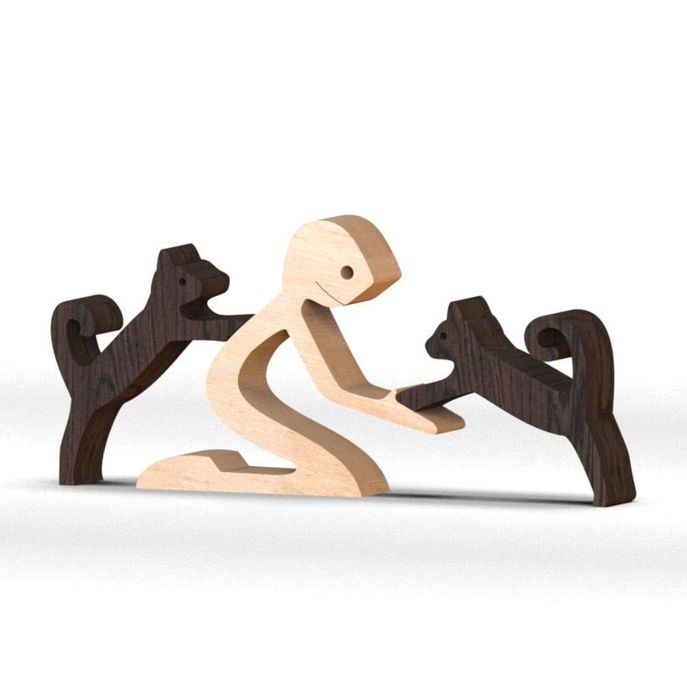 Traditional Chinese Wooden Figurines Traditional Chinese Wooden Figurines gifting by julia m GPL00174