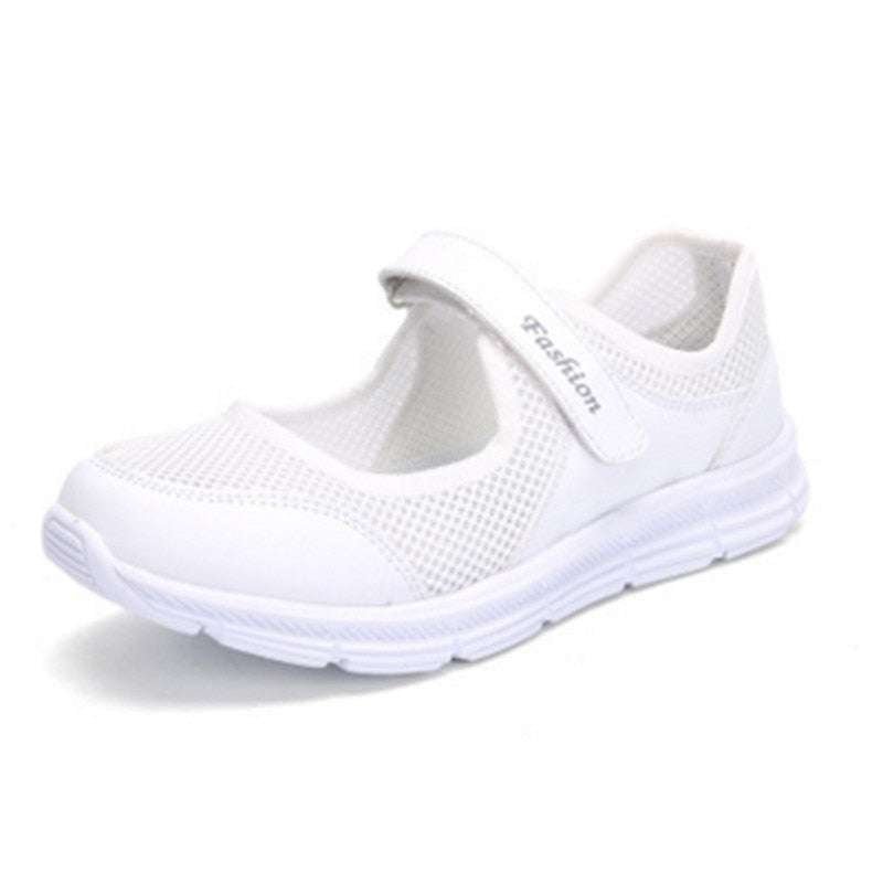 Ultra Light Mesh Flat Shoes Shoes gifting by julia m White 5