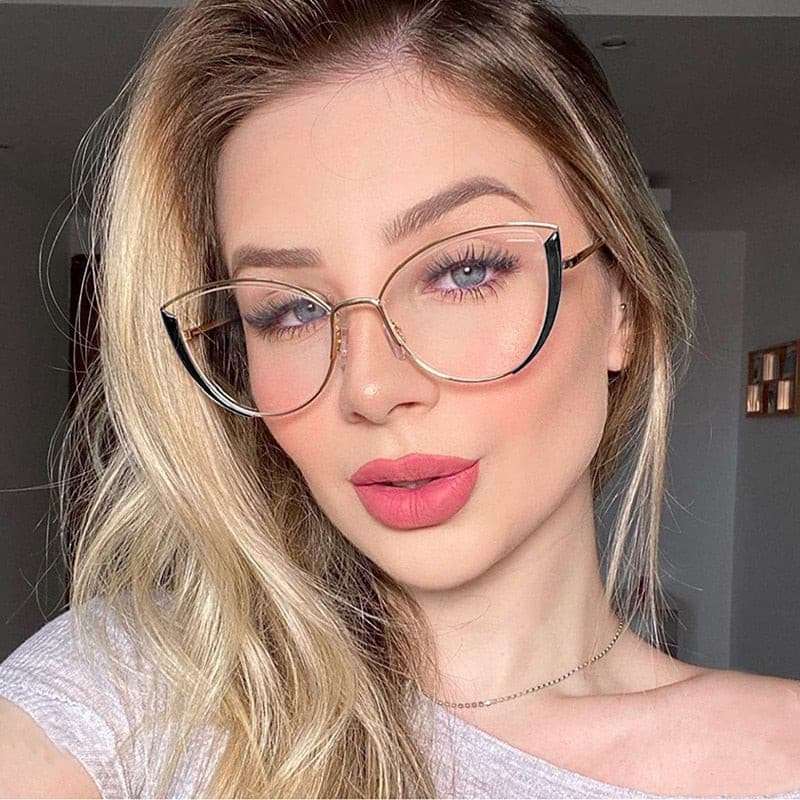 Vintage Vision: Customizable Retro Cat Eye Glasses for Women Sunglasses gifting by julia m