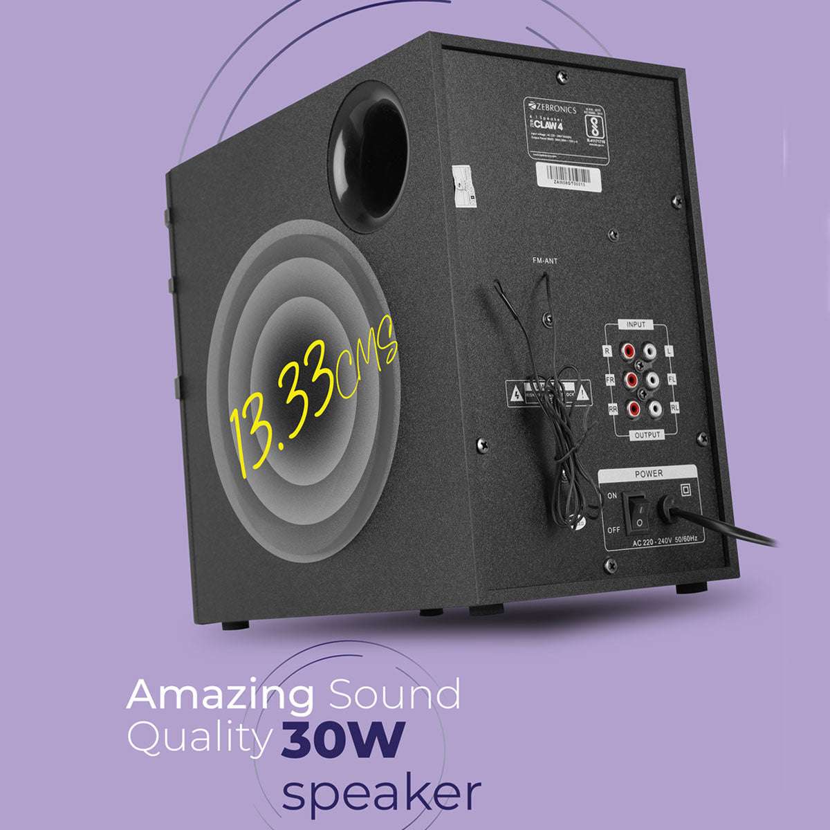 Wireless BT 4.1 Channel Speaker System with Subwoofer and Remote Control Speakers Gifting By Julia M