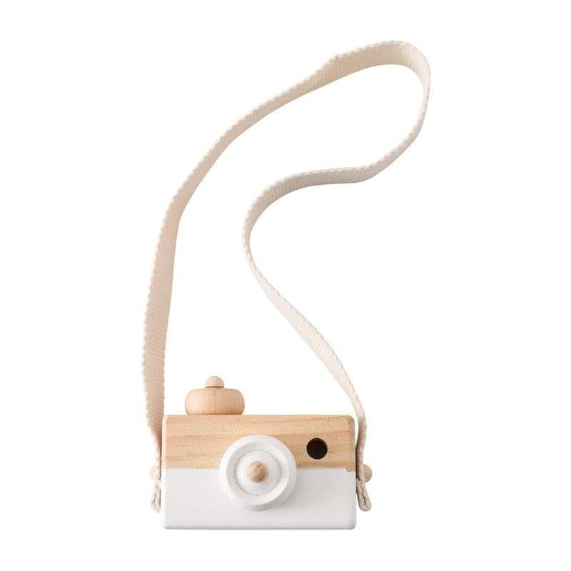 Wooden Baby Camera Toy Puzzles gifting by julia m White camera