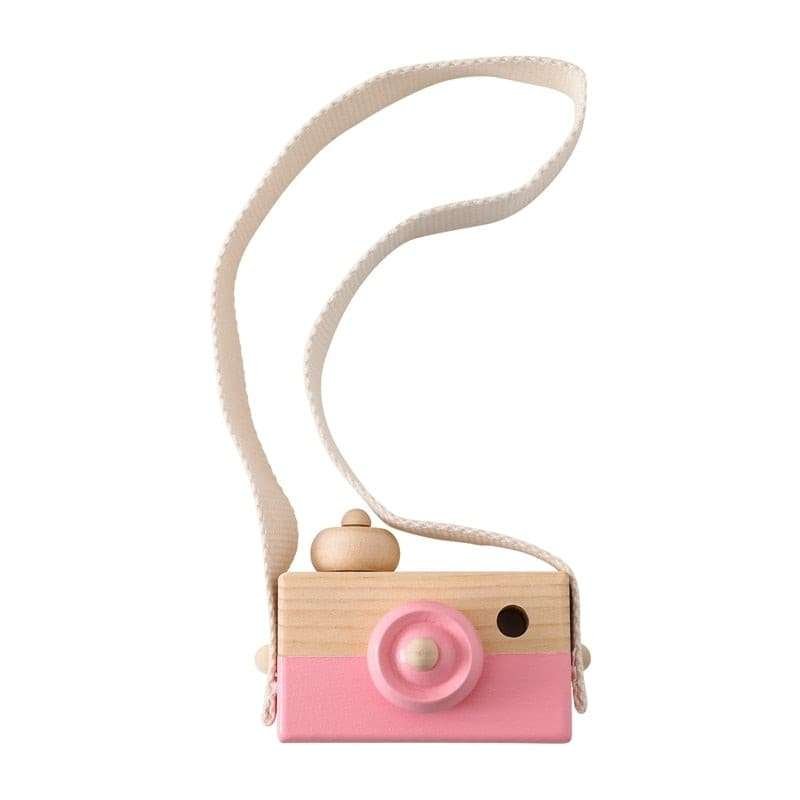 Wooden Baby Camera Toy Puzzles gifting by julia m pink camera