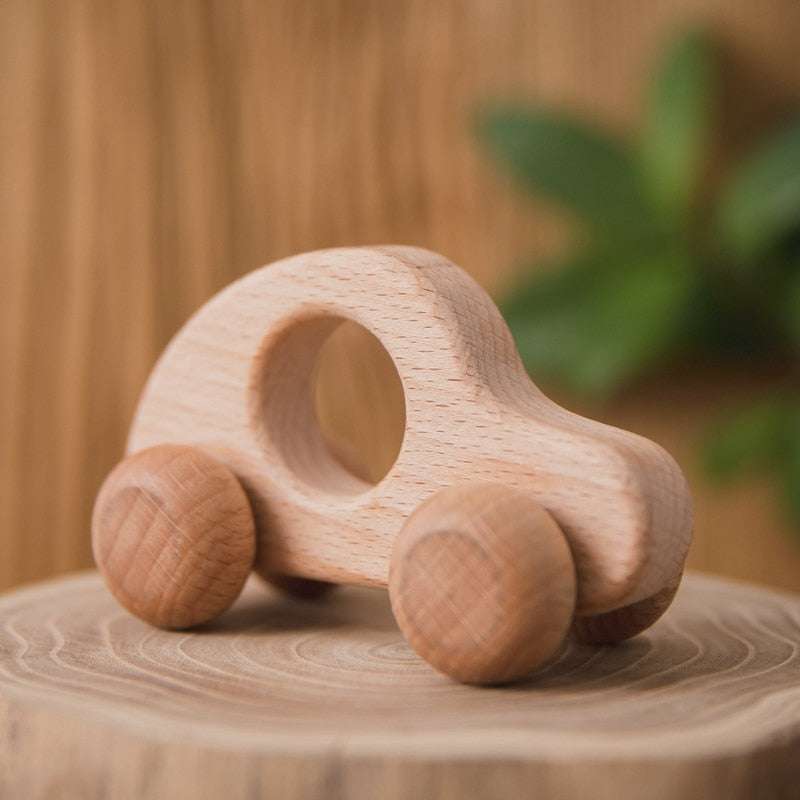 Wooden Cartoon Car Blocks - Fun and Educational Montessori Toys car educational montessori toy wood blocks gifting by julia m
