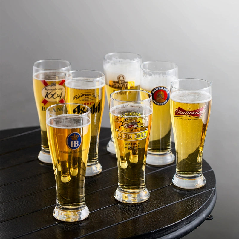 European Style Heat-Resistant Glass Beer Mug - 401ML to 500ML Capacity Craft Beer Mug Gifting By Julia M   