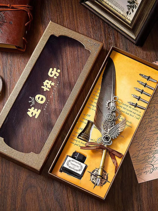 Niche Style Harry Potter Feather Pen New Year and Birthday Gifts  gifting by julia m   