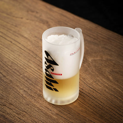 European Style Heat-Resistant Glass Beer Mug - 401ML to 500ML Capacity Craft Beer Mug Gifting By Julia M Frosted Creative Asahi Cup  