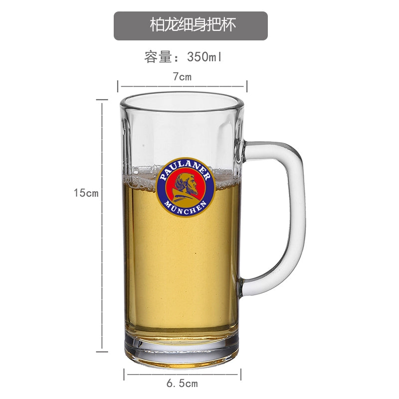 European Style Heat-Resistant Glass Beer Mug - 401ML to 500ML Capacity Craft Beer Mug Gifting By Julia M Berong Tinny Cup  