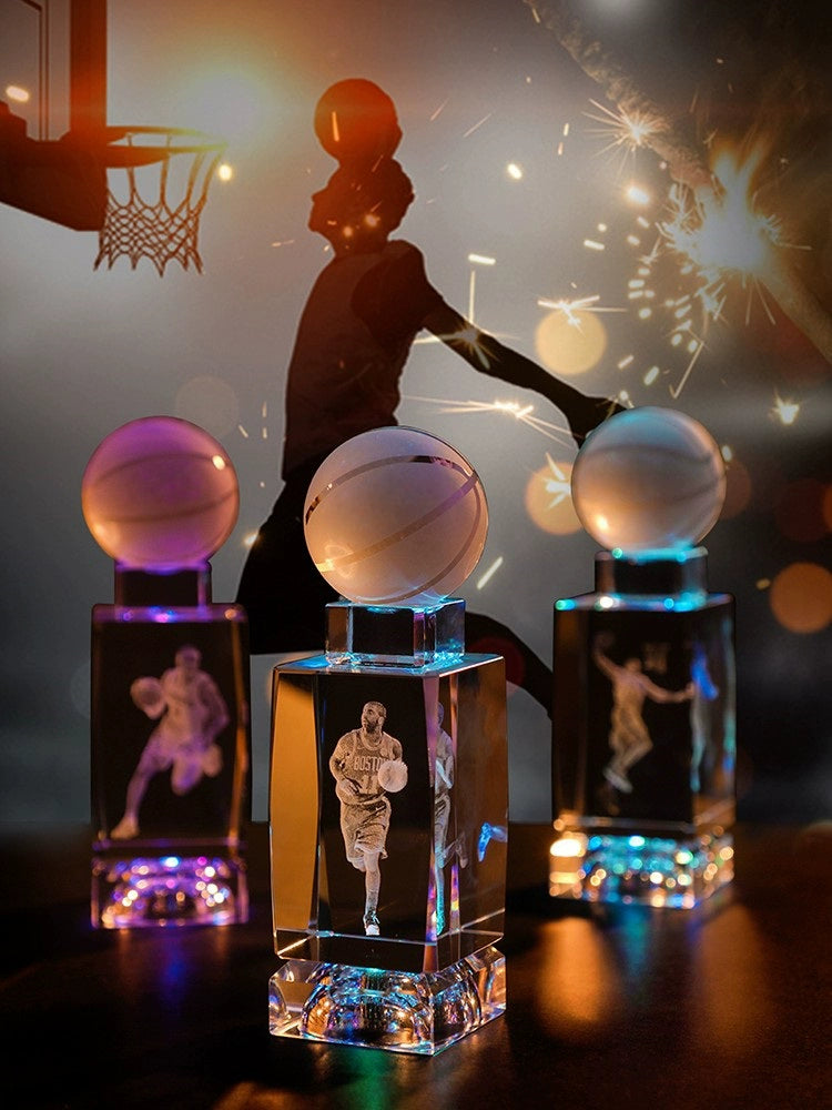 Luminous Crystal Brothers James Harden Kobe Ornaments  gifting by julia m   