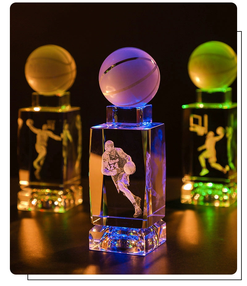 Luminous Crystal Brothers James Harden Kobe Ornaments  gifting by julia m   