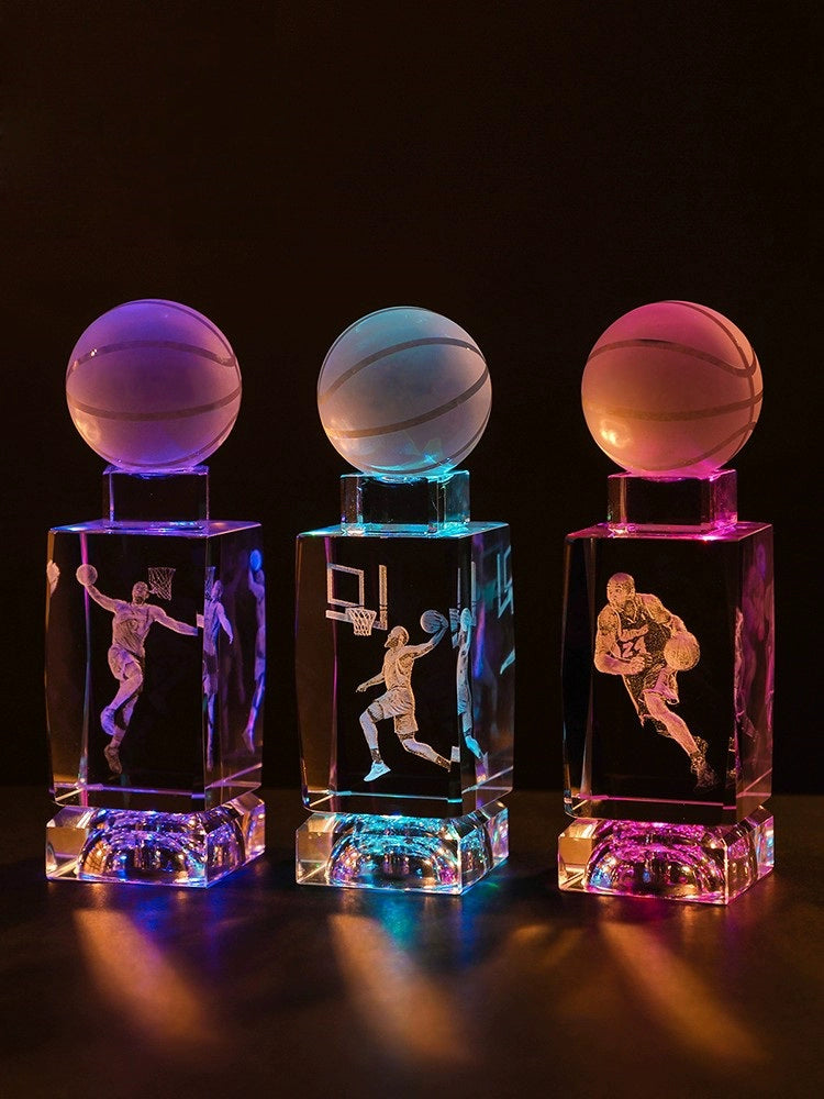 Luminous Crystal Brothers James Harden Kobe Ornaments  gifting by julia m   