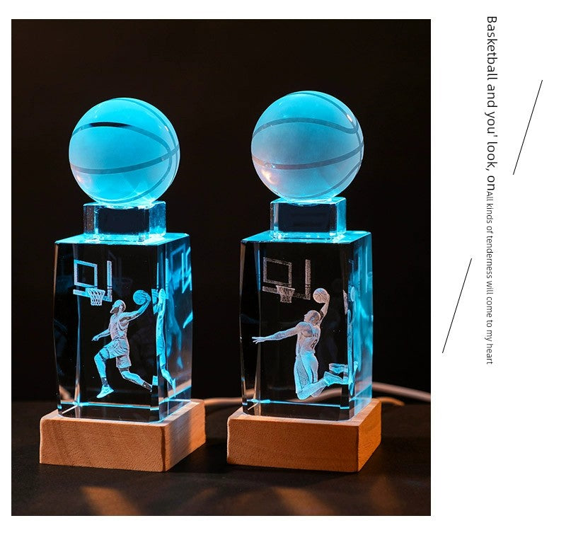 Luminous Crystal Brothers James Harden Kobe Ornaments  gifting by julia m   