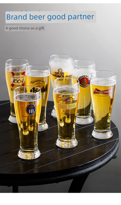 European Style Heat-Resistant Glass Beer Mug - 401ML to 500ML Capacity Craft Beer Mug Gifting By Julia M   