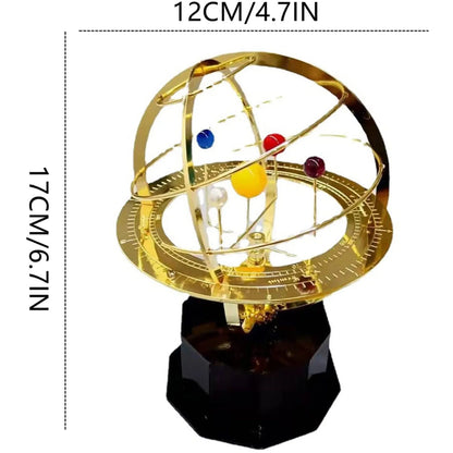 Rotating Solar System Metal Ornament for Indoor Decoration Science Art Decoration gifting by julia m   