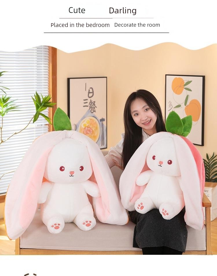 Soothing Transformation Bunny Girl Pillow Stuffed Toy