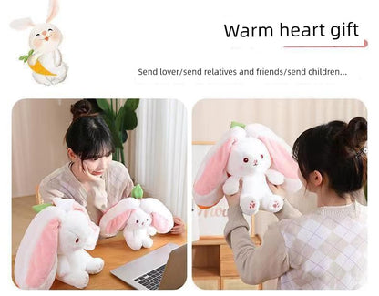 Soothing Transformation Bunny Girl Pillow Stuffed Toy gifting by julia m