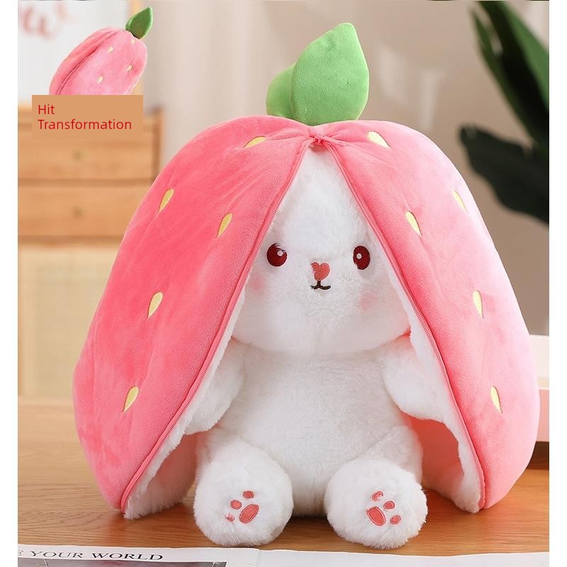 Soothing Transformation Bunny Girl Pillow Stuffed Toy gifting by julia m