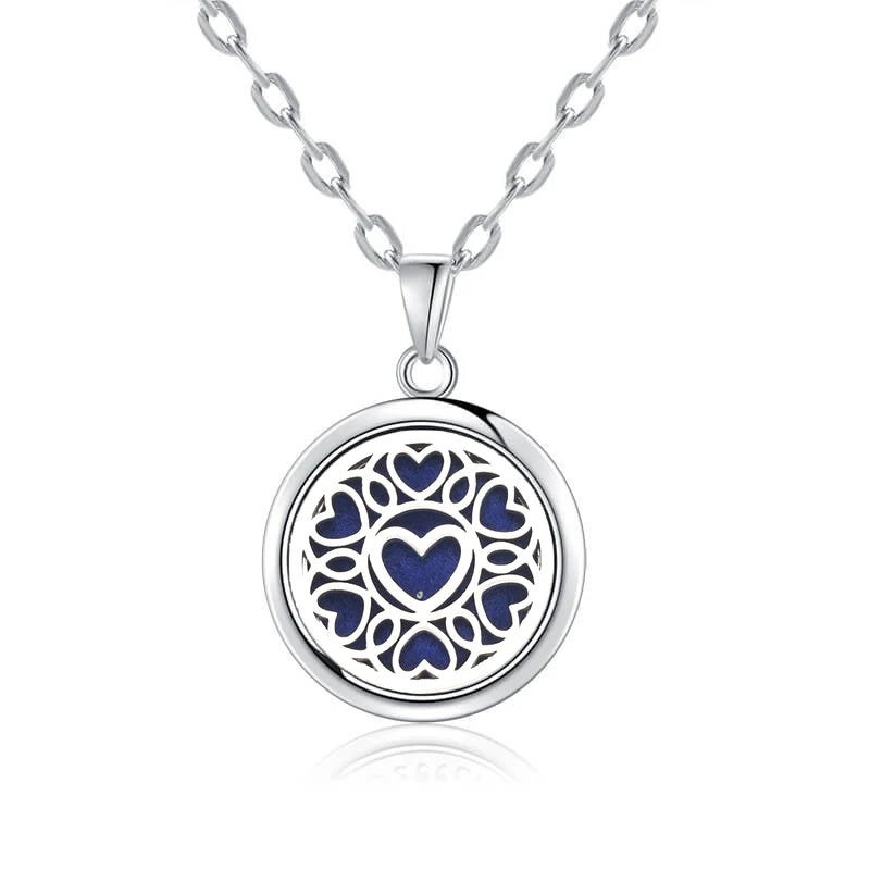 New Tree Of Life Aromatherapy Necklace Stainless Steel Essential Oil Diffuser Amulet Perfume Locket Pendant Women Jewelry Gift  gifting by julia m N2732-16  