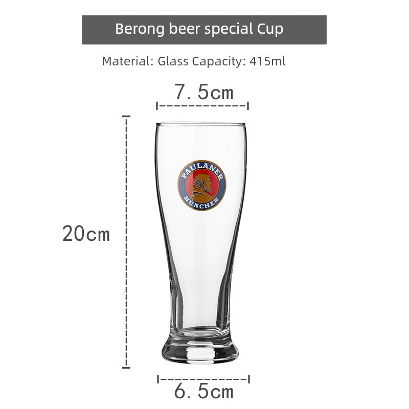 European Style Heat-Resistant Glass Beer Mug - 401ML to 500ML Capacity Craft Beer Mug Gifting By Julia M Berong beer special Cup  