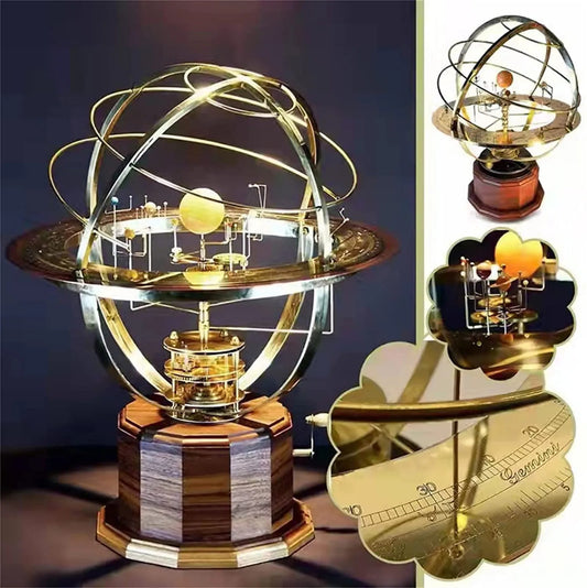 Rotating Solar System Metal Ornament for Indoor Decoration Science Art Decoration gifting by julia m   