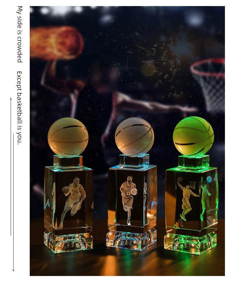 Luminous Crystal Brothers James Harden Kobe Ornaments  gifting by julia m   