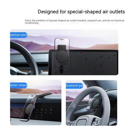 Baseus 15W Magnetic Bendable Car Phone Holder Charger 🚗 Magnetic Bendable Car Mobile Phone Holde Gifting By Julia M   